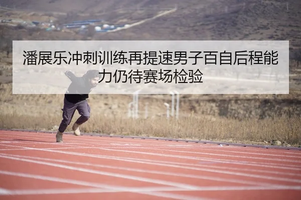 潘展乐冲刺训练再提速男子百自后程能力仍待赛场检验